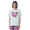 T-Shirt Donna in jersey Paris Bianco ciclamino Gaelle- Francavilla Moda